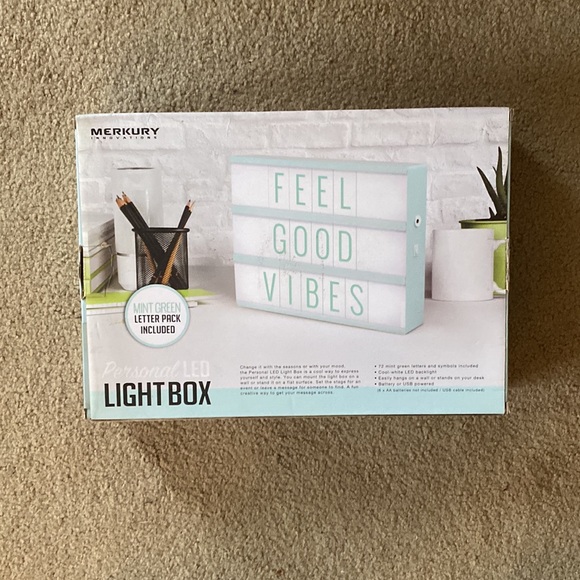 Merkury Innovations Personal Light Box Mint Green - Picture 2 of 2